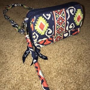 Vera Bradley wallet with straps